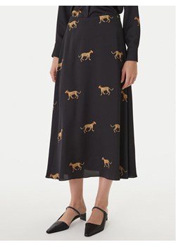 LOLA CASADEMUNT Spódnica maxi LS2608008 Czarny Regular Fit ze sklepu MODIVO w kategorii Spódnice - zdjęcie 189231690