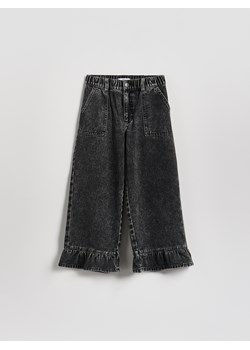 Reserved - Jeansy super wide leg 7/8 - szary ze sklepu Reserved w kategorii Spodnie dziewczęce - zdjęcie 189234693