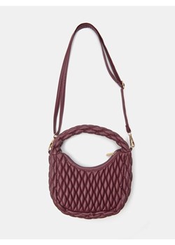 Sinsay - Torebka pikowana z odpinanym paskiem - czerwony ze sklepu Sinsay w kategorii Torebki damskie - zdjęcie 189235633