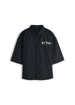 GATE Haftowana koszula z krótkim rękawem boxy fit S ze sklepu gateshop w kategorii Koszule męskie - zdjęcie 189235872