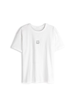 GATE T-shirt z bawełnianej dzianiny 34 ze sklepu gateshop w kategorii Bluzki damskie - zdjęcie 189236214