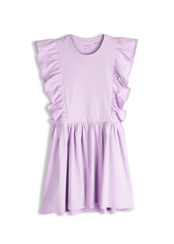 GATE Bawełniana sukienka z falbanami 3Y ze sklepu gateshop w kategorii Sukienki dziewczęce - zdjęcie 189236310