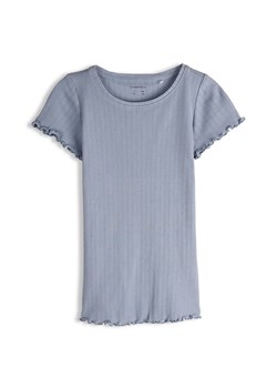 GATE Bawełniana koszulka w prążki 8Y ze sklepu gateshop w kategorii Bluzki dziewczęce - zdjęcie 189236363