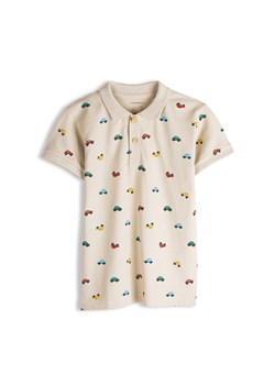 GATE Bawełniana koszulka polo z nadrukiem 3Y ze sklepu gateshop w kategorii T-shirty chłopięce - zdjęcie 189236442