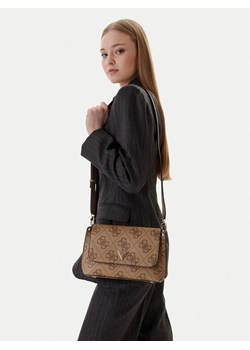 Torebka Guess Meridian II HWOS69 74200 Brązowy ze sklepu eobuwie.pl w kategorii Listonoszki - zdjęcie 189236463