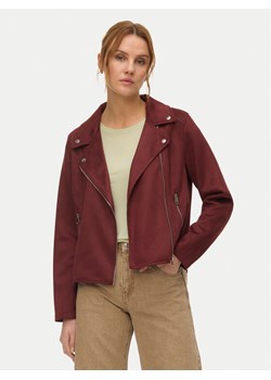 Vero Moda Kurtka z imitacji skóry Jose 10300938 Bordowy Regular Fit ze sklepu MODIVO w kategorii Kurtki damskie - zdjęcie 189236533