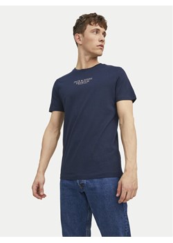 Jack & Jones T-Shirt Archie 12217167 Granatowy Regular Fit ze sklepu MODIVO w kategorii T-shirty męskie - zdjęcie 189236583