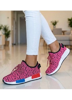 Fuksjowe buty sportowe damskie /D6-2 16092 T182/ ze sklepu Pantofelek24.pl w kategorii Buty sportowe damskie - zdjęcie 189237064