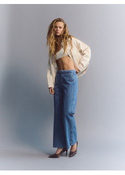 Reserved - Jeansy flare z kantem - niebieski ze sklepu Reserved w kategorii Jeansy damskie - zdjęcie 189237111