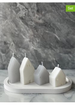 Lucky Bees 5-częściowy zestaw w kolorze szaro-białym ze sklepu Limango Polska w kategorii Świece i dyfuzory - zdjęcie 189237372