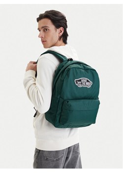 Vans Plecak Old Skool Classic Backpack VN000H4YFRJ1 Zielony ze sklepu MODIVO w kategorii Plecaki - zdjęcie 189237413