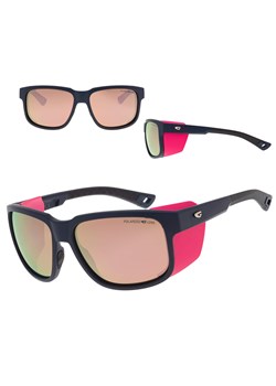 Outdoorowe okulary przeciwsłoneczne z polaryzacją GOG E455-5P granat/róż ze sklepu Stylion w kategorii Okulary przeciwsłoneczne damskie - zdjęcie 189237500
