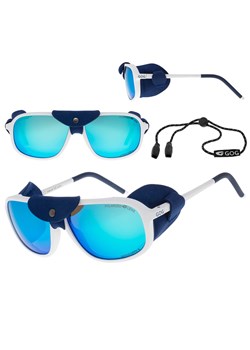 Lodowcowe okulary z osłonkami przeciwsłoneczne z polaryzacją GOG E400-2P w kat.4 ze sklepu Stylion w kategorii Okulary przeciwsłoneczne damskie - zdjęcie 189237502