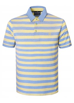 Bawełniana, Męska Koszulka Polo - Pako Jeans - Żółte Pasy TSPJNSpoloJACKSONztNB ze sklepu JegoSzafa.pl w kategorii T-shirty męskie - zdjęcie 189237772