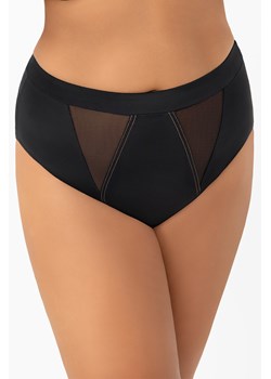Gorsenia F005 Marisa figi wysokie z wstawkami z tiulu czarny ze sklepu kontri.pl w kategorii Majtki damskie - zdjęcie 189238042