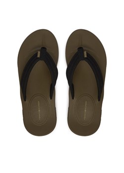 Japonki Tommy Hilfiger Molded Hilfiger Lth Beach Sandal FM0FM05802 Czarny ze sklepu eobuwie.pl w kategorii Klapki męskie - zdjęcie 189238773