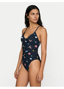 Seafolly Strój kąpielowy Beach Club 11213-303 Granatowy ze sklepu MODIVO w kategorii Stroje kąpielowe - zdjęcie 189239140