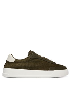 Tommy Hilfiger Sneakersy Th Court Best FM0FM05821 Zielony ze sklepu MODIVO w kategorii Buty sportowe męskie - zdjęcie 189239144