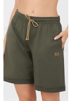 Krótkie spodenki damskie khaki Kaori, Kolor khaki, Rozmiar S, Italian Fashion ze sklepu Primodo w kategorii Szorty - zdjęcie 189239740