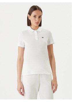 Lacoste Polo PF7839 Biały Classic Fit ze sklepu MODIVO w kategorii Bluzki damskie - zdjęcie 189239951