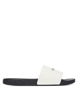 Calvin Klein Klapki Ess Slide Monobrand Cv HM0HM02107 Biały ze sklepu MODIVO w kategorii Klapki męskie - zdjęcie 189240044