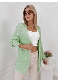 kardigan clemence pistacjowy one size ze sklepu UBRA w kategorii Swetry damskie - zdjęcie 189241292