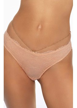 Esotiq koronkowe figi z łańcuszkiem Netsi 41457-24X, Kolor brzoskwiniowy, Rozmiar S, Esotiq ze sklepu Intymna w kategorii Majtki damskie - zdjęcie 189241381