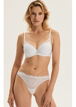 Esotiq biustonosz push-up z łańcuszkiem Netsi 43572-00X, Kolor biały, Rozmiar 65E, Esotiq ze sklepu Intymna w kategorii Biustonosze - zdjęcie 189241384