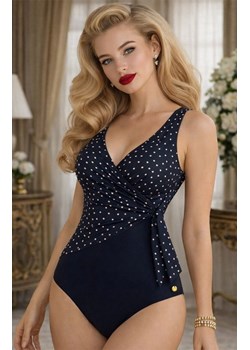 Strój kąpielowy jednoczęściowy Self S 1069 V1MG10 Margarita 10, Kolor granatowy, Rozmiar M, Self ze sklepu Intymna w kategorii Stroje kąpielowe - zdjęcie 189241743