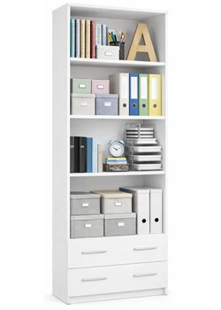 Regał biały H6-N09 ze sklepu Edinos.pl w kategorii Regały i witryny - zdjęcie 189241833