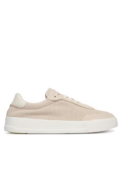 Sneakersy Tommy Hilfiger Th Court Best FM0FM05821 Beżowy ze sklepu eobuwie.pl w kategorii Buty sportowe męskie - zdjęcie 189241931
