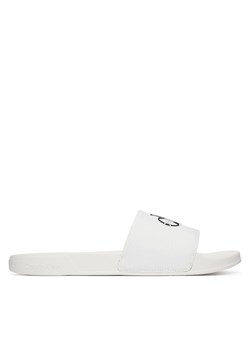 Klapki Calvin Klein Ess Slide Cv YM0YM01393 Biały ze sklepu eobuwie.pl w kategorii Klapki męskie - zdjęcie 189241951