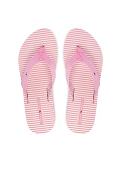 Japonki Tommy Hilfiger Th Ithaca Stripe Summer Sandal FW0FW09192 Różowy ze sklepu eobuwie.pl w kategorii Klapki damskie - zdjęcie 189241952