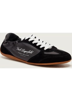 Karl Lagerfeld Skórzane sneakersy ALTIA | zamsz ze sklepu Gomez Fashion Store w kategorii Buty sportowe damskie - zdjęcie 189243964