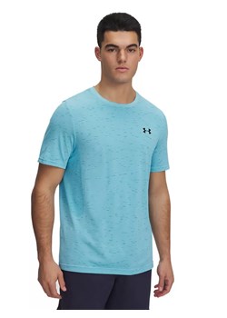 Under Armour Koszulka sportowa w kolorze błękitnym ze sklepu Limango Polska w kategorii T-shirty męskie - zdjęcie 189244020