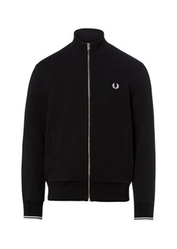 Fred Perry Bluza męska Mężczyźni Bawełna (100%) czarny jednolity ze sklepu vangraaf w kategorii Bluzy męskie - zdjęcie 189244282