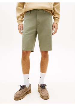 Tommy Jeans Bermudy - Scanton Mężczyźni Bawełna trzcinowy jednolity ze sklepu vangraaf w kategorii Spodenki męskie - zdjęcie 189244291
