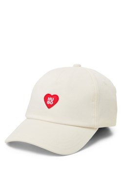 HUGO Czapka damska - Cara-Valentine Kobiety Bawełna écru jednolity ze sklepu vangraaf w kategorii Czapki z daszkiem damskie - zdjęcie 189244313