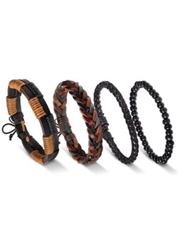 Zestaw 4 autentycznych bransoletek ze sklepu Atlas For Men w kategorii Bransolety - zdjęcie 189244443