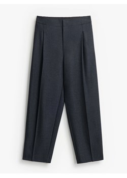 Mohito - Spodnie z wysokim stanem - szary ze sklepu Mohito w kategorii Spodnie damskie - zdjęcie 189244732