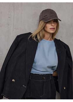 Mohito - Błękitny t-shirt oversize - błękitny ze sklepu Mohito w kategorii Bluzki damskie - zdjęcie 189244951