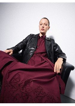 Mohito - Skórzana ramoneska - czarny ze sklepu Mohito w kategorii Kurtki damskie - zdjęcie 189245002