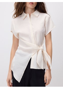 Reserved - Bluzka z modalem - złamana biel ze sklepu Reserved w kategorii Bluzki damskie - zdjęcie 189245443