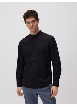 Reserved - Koszula slim fit ze stójką - czarny ze sklepu Reserved w kategorii Koszule męskie - zdjęcie 189245450