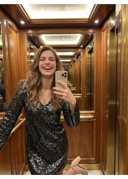 Sinsay - Sukienka mini - srebrny ze sklepu Sinsay w kategorii Sukienki - zdjęcie 189247292