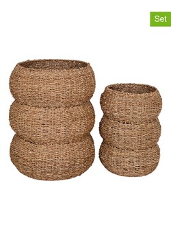 House Nordic Kosze (3 szt.) w kolorze jansobrązowym ze sklepu Limango Polska w kategorii Pojemniki kuchenne - zdjęcie 189247690