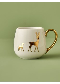 BELLA MAISON Kubek jumbo w kolorze złoto-białym - 375 ml ze sklepu Limango Polska w kategorii Naczynia - zdjęcie 189247924