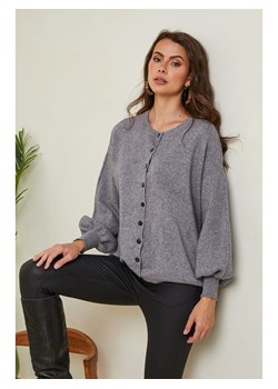 So Cachemire Kardigan "Hatvan" w kolorze szarym ze sklepu Limango Polska w kategorii Swetry damskie - zdjęcie 189248322