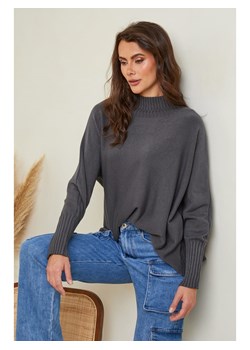 Joséfine Sweter "Izsak" w kolorze szarym ze sklepu Limango Polska w kategorii Swetry damskie - zdjęcie 189248452