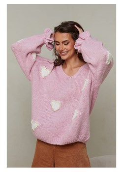 Joséfine Sweter "Kecel" w kolorze jasnoróżowym ze sklepu Limango Polska w kategorii Swetry damskie - zdjęcie 189248602